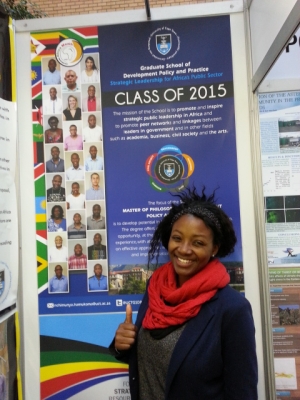 MPhil poster at Africa Month Exhibition
