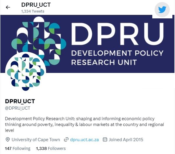 DPRU Twitter screengrab