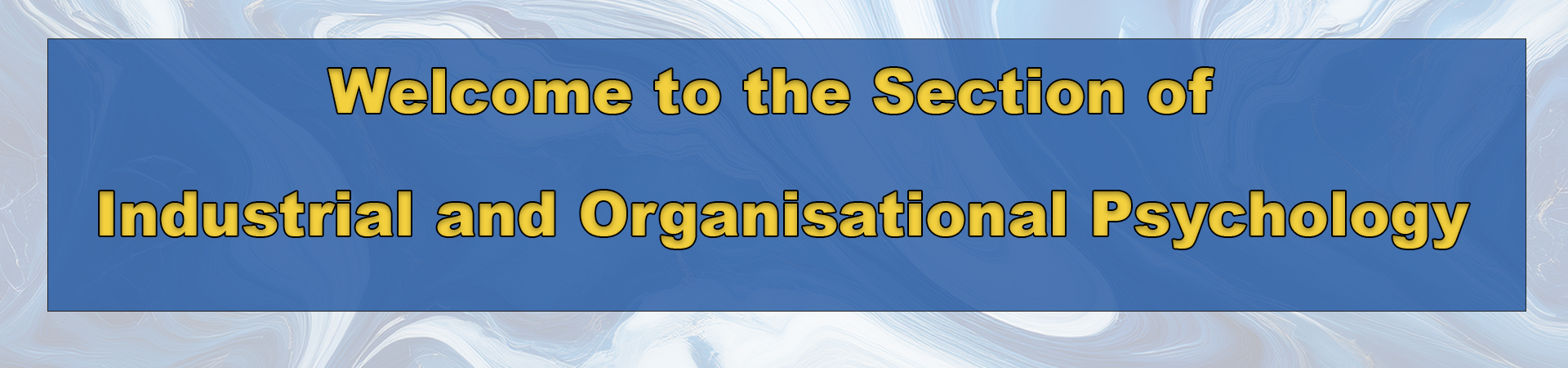 Section of Industrial and Organisational Psychology.