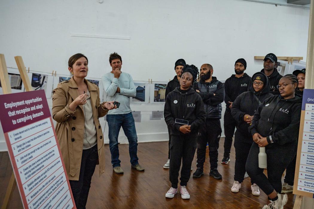 Julie Mentor of Embrace – the Movement for Mothers speaks at the launch of Sharing the Motherload.