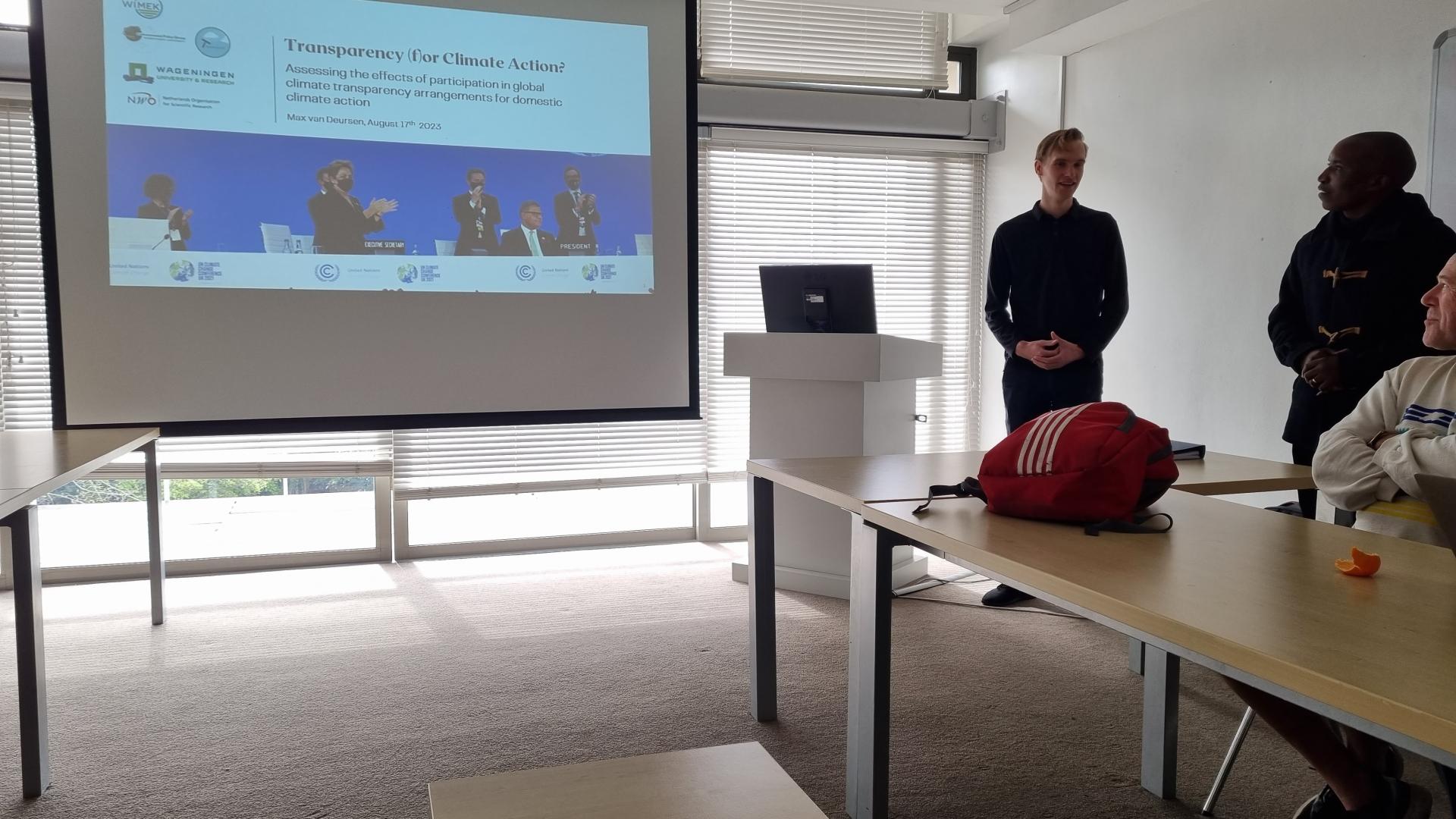 Max van Deursen Brown Bag Presentation