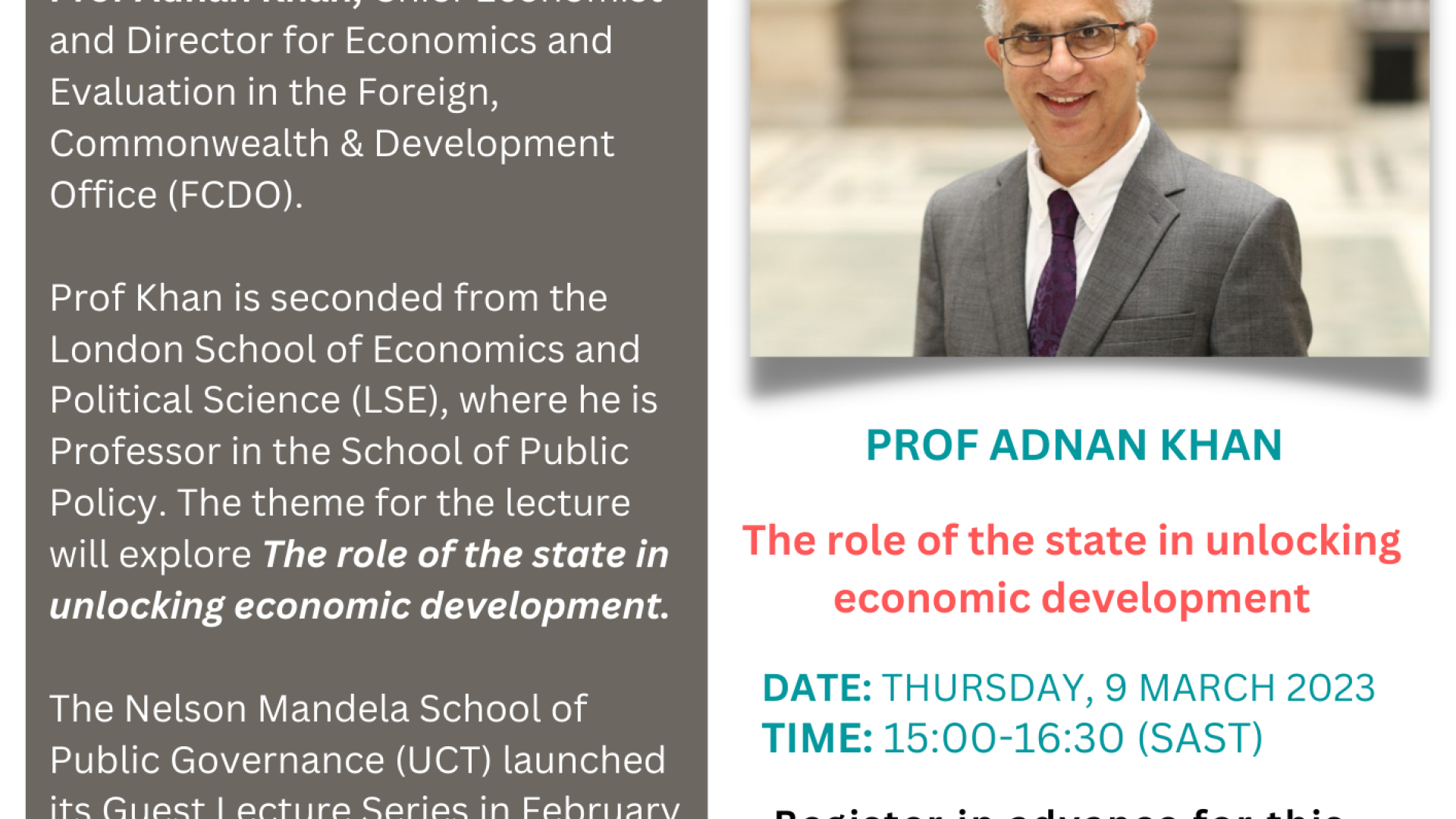 Prof A Khan