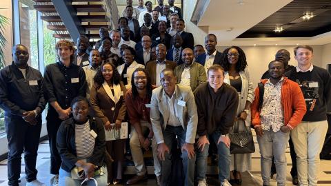 Group photo of the attendees at the NatCap Workshop