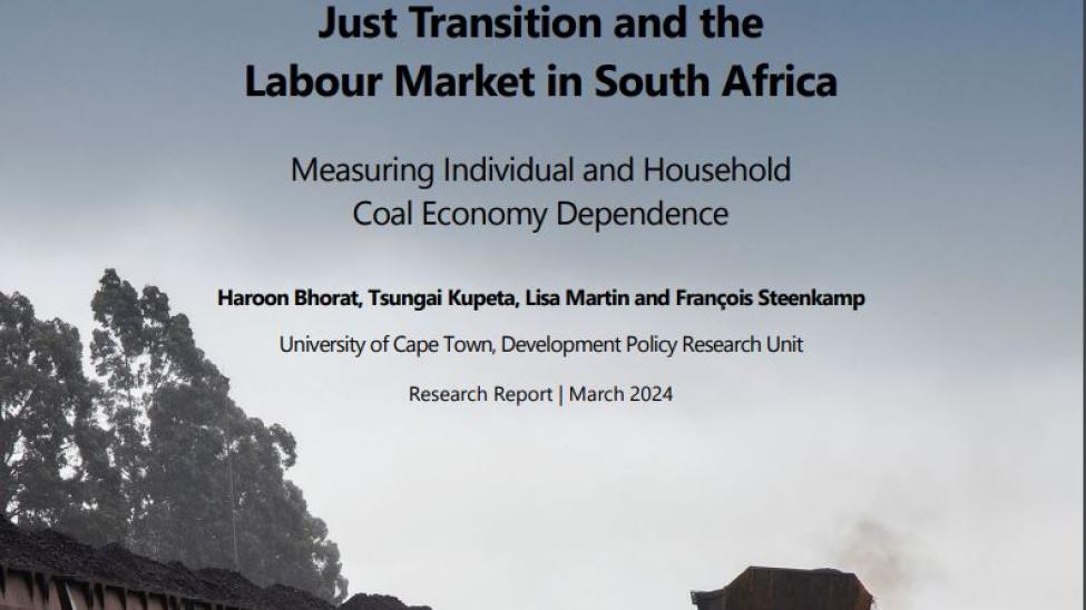 Just Transition Report cover