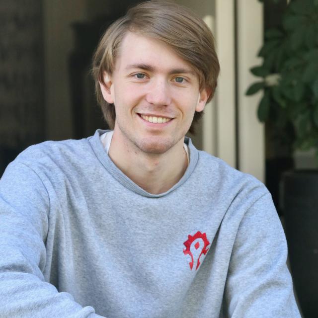 Josh Gray smiling
