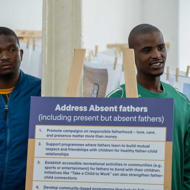 Visitors viewing a father’s Call to Action: “Address absent fathers”.