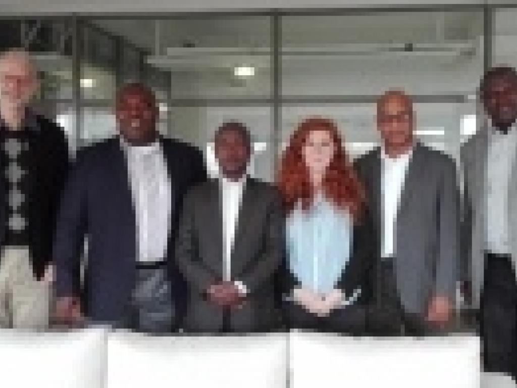 The research leaders for UCT, Ghana, Kenya and Ivory Coast, with AFD Research Director The research leaders for UCT, Ghana, Kenya and Ivory Coast, with AFD Research Director