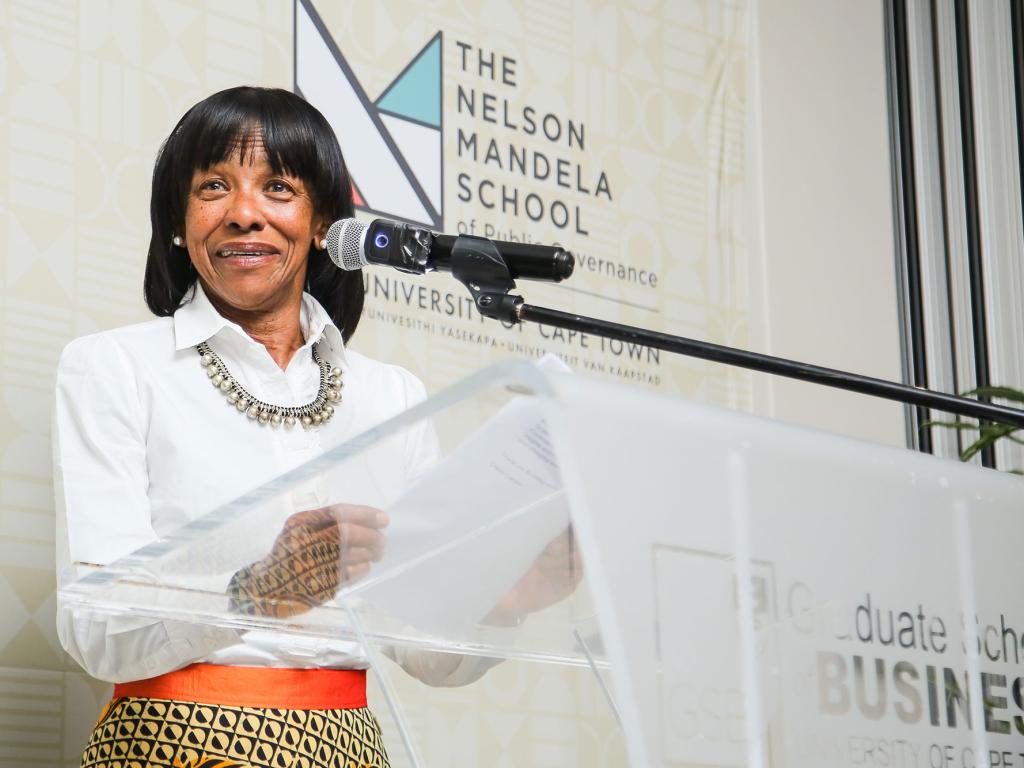 Cheryl Carolus delivered the keynote address.