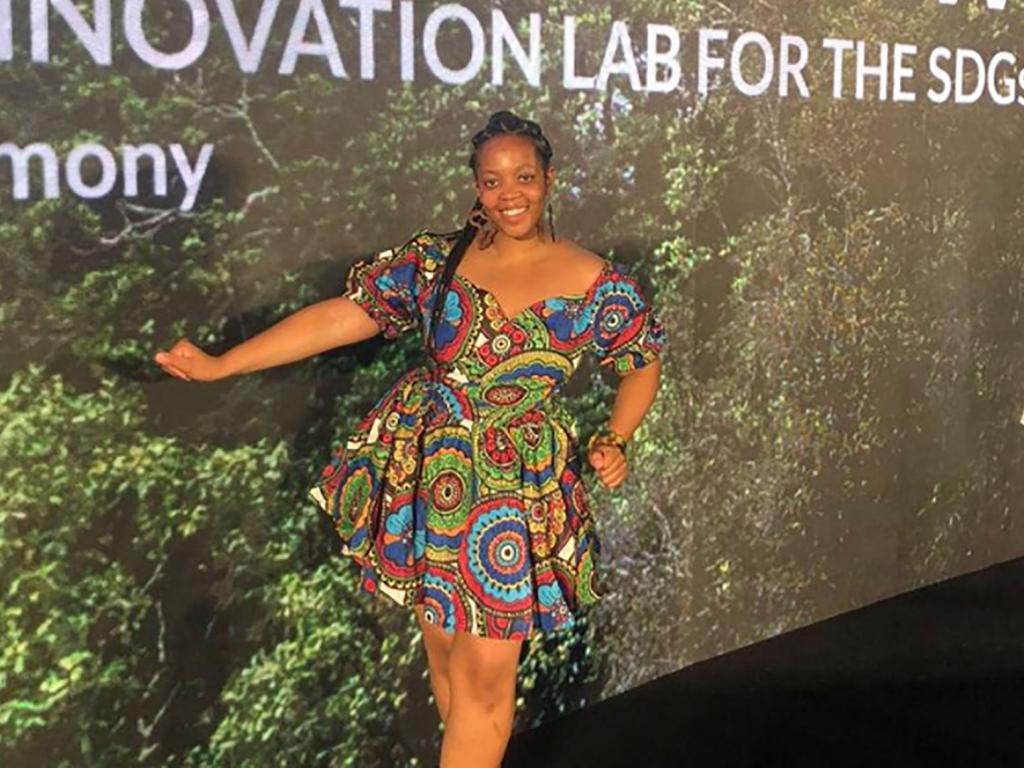 Nyasha Chivonivoni during her UNLEASH trip.