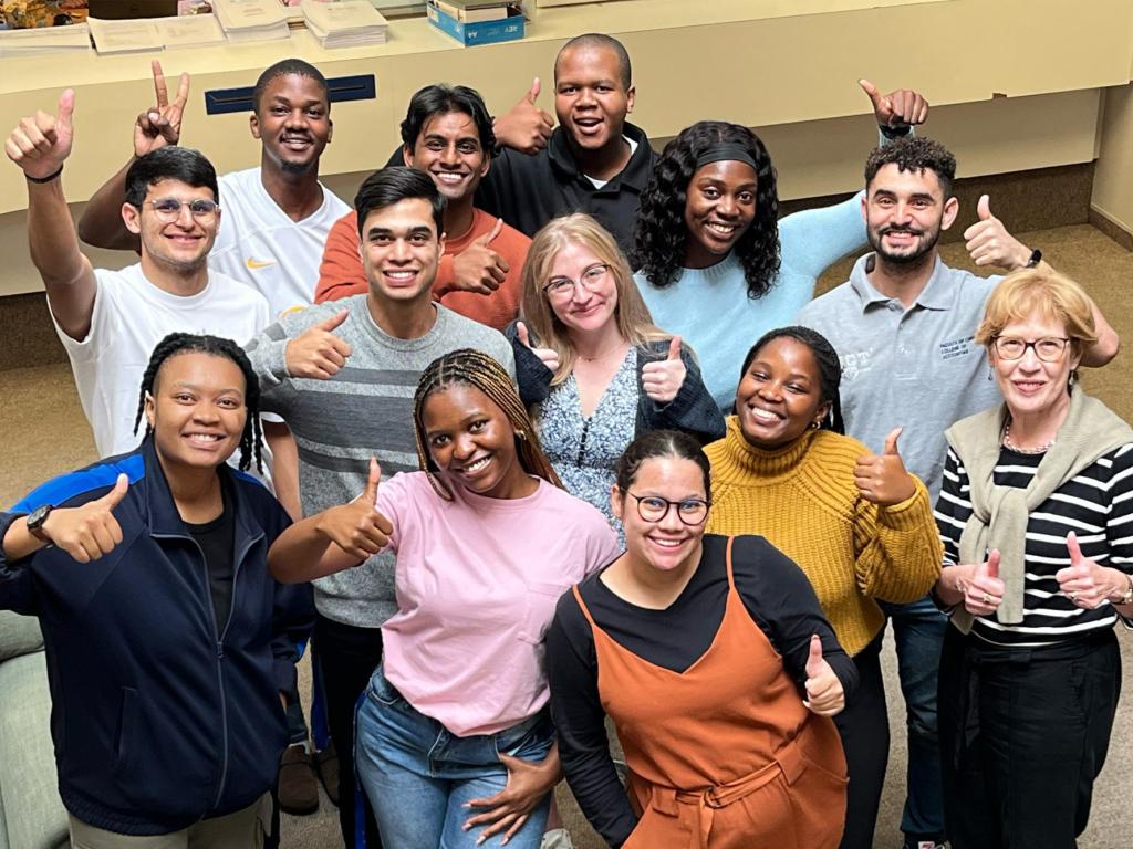 Prof Ilse Lubbe with the academic trainees at the College of Accounting who achieved 100% pass rate in the IAC examination.