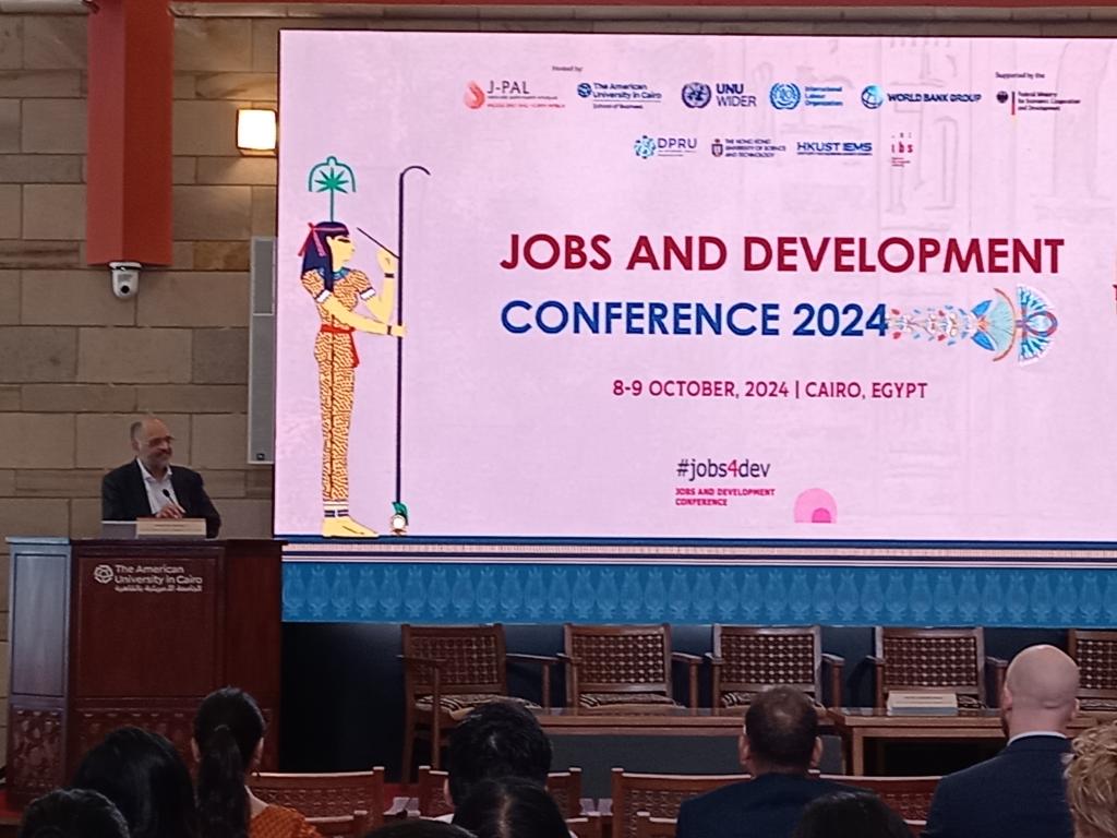 Haroon Bhorat at the #Jobs4Dev conference in 2024