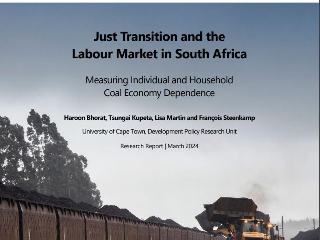Just Transition Report cover