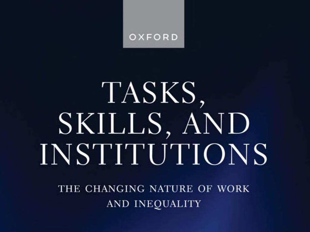 Tasks, Skills, and Institutions Cover