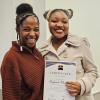 EDU students received certificates at the closing ceremony for the Sisonke Programme.