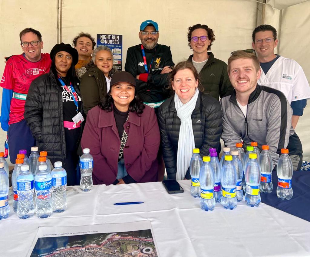 Night run for nurses - team