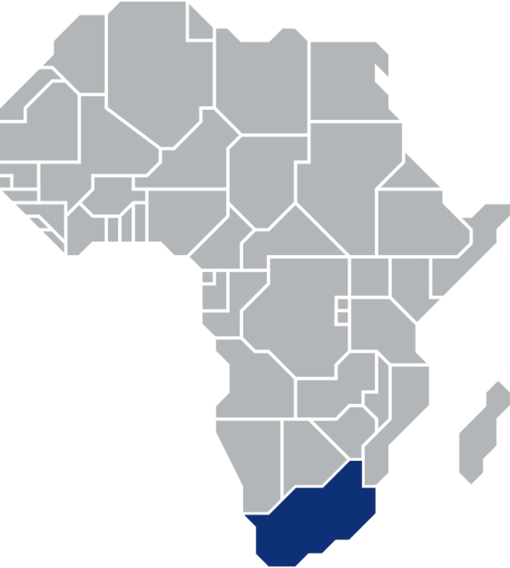 UCT WPE project map: South Africa